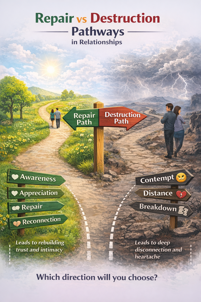 Repair vs Destruction Pathways